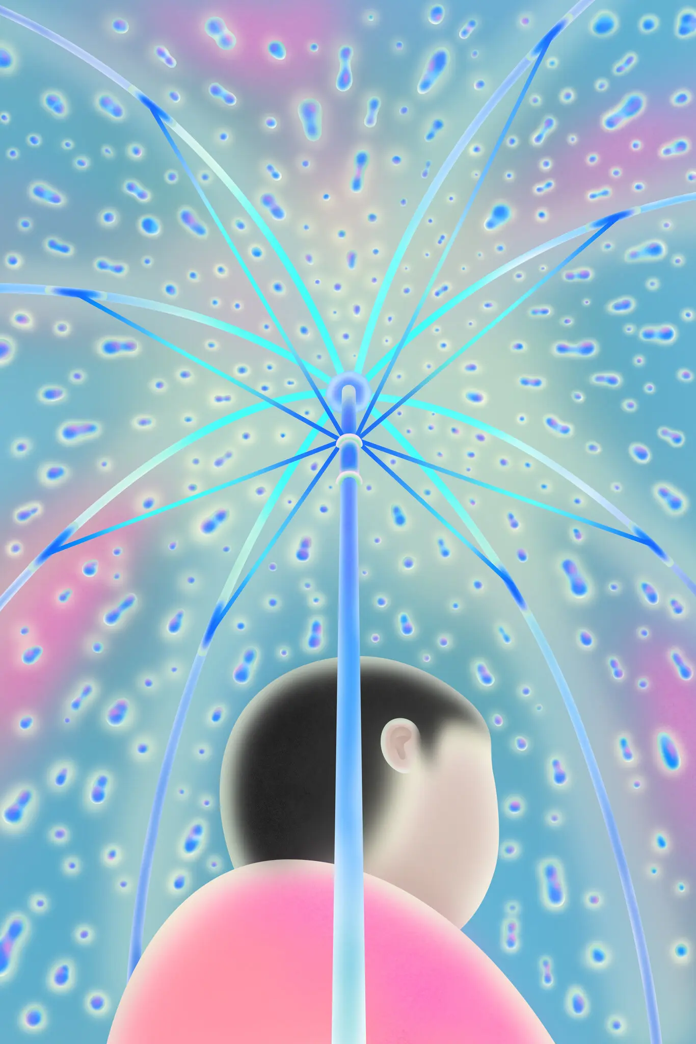 Person with umbrella 